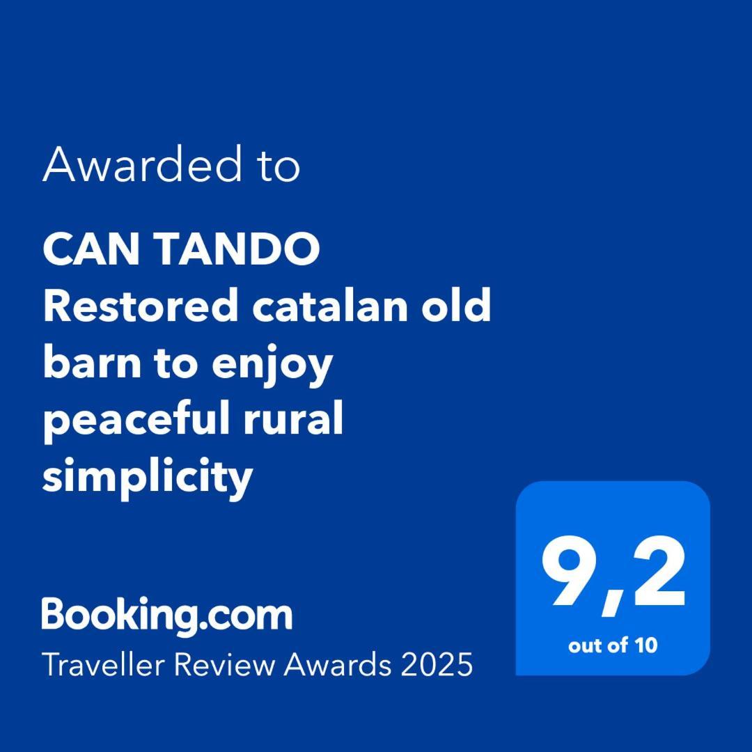 Can Tando Restored Catalan Old Barn To Enjoy Peaceful Rural Simplicity Sant Jordi Desvalls Exterior photo